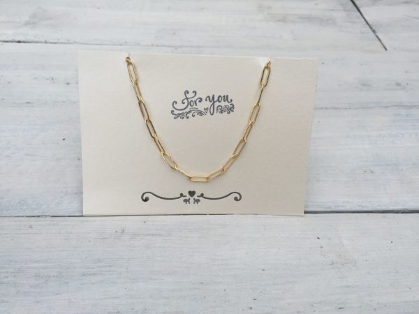 KETTING STUCK IN CHAINS- goud