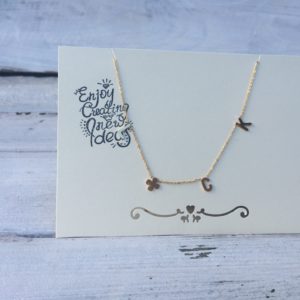 KETTING LUCK QUOTE Goud.