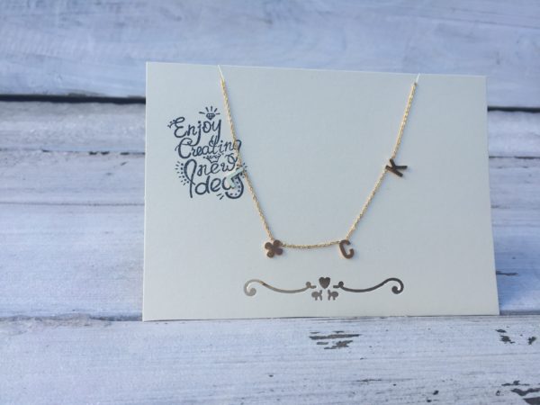 KETTING LUCK QUOTE Goud.