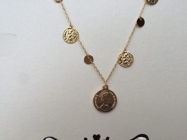 KETTING ROYAL COINS & ROUNDS goud.