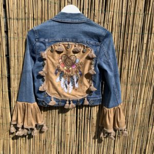 Bohemian jacket Droomvanger -handmade. maat XS