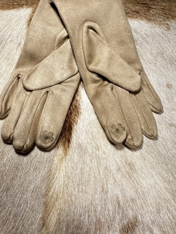 Dames winter handschoenen- Beige kleur.