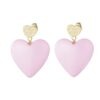 Oorbellen love on tour - roze goud.